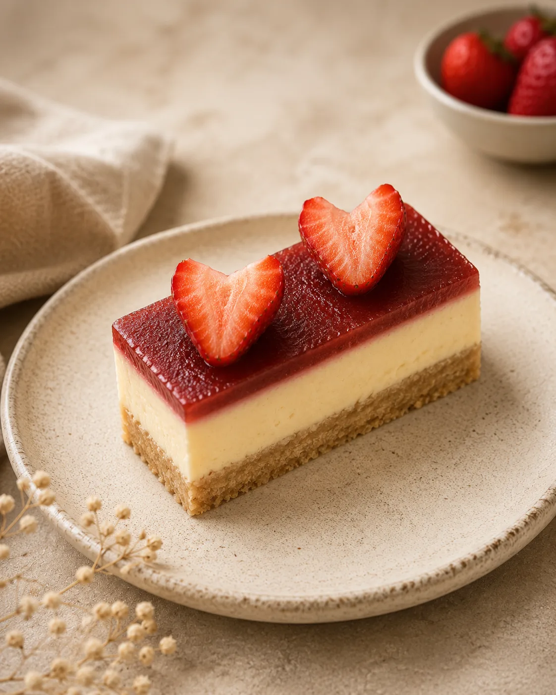 Strawberry Cheese Pie